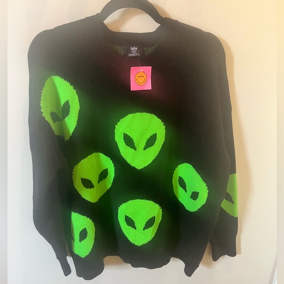 Dressed in LALA Sweaters - Dressed in LALA Alien Sweater, NWT